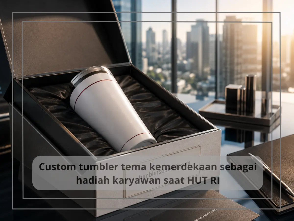 Proses Custom Tumbler Tema Kemerdekaan