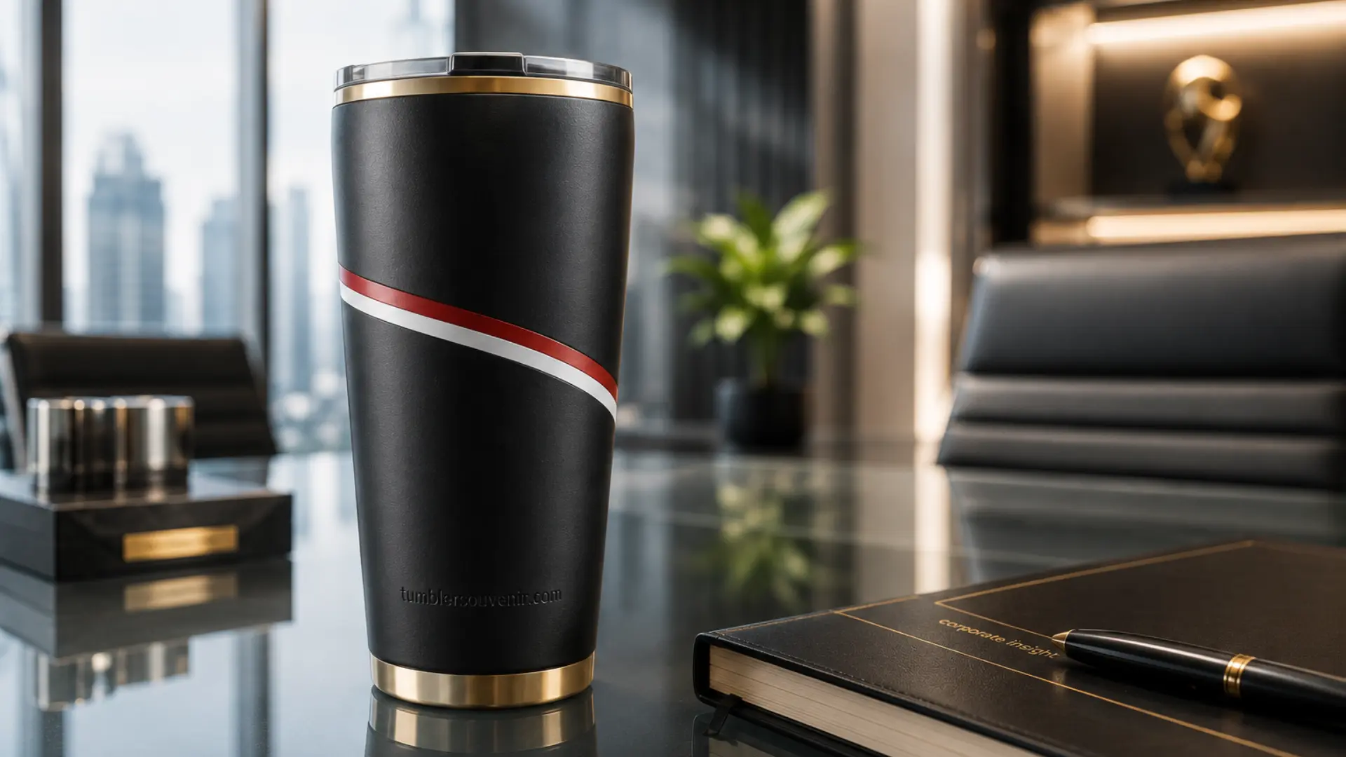 Desain Tumbler Merah Putih Premium
