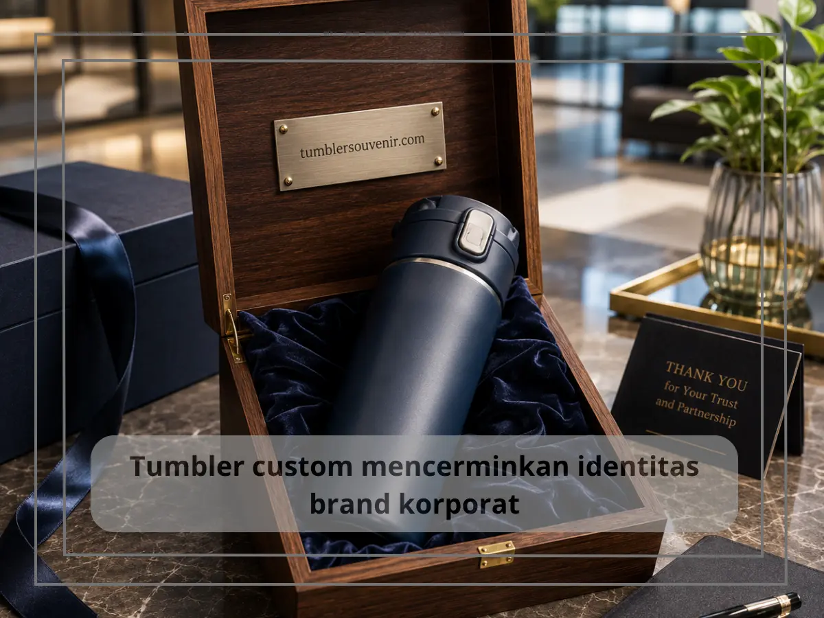 Tumbler Logo Custom, Investasi Branding Perusahaan yang Cerdas