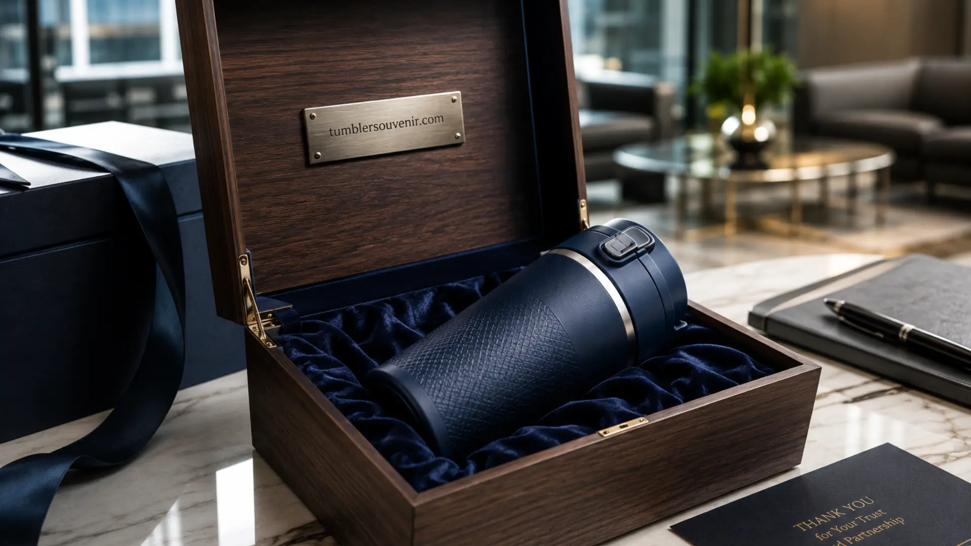Tumbler Custom untuk Promosi Meja Kerja